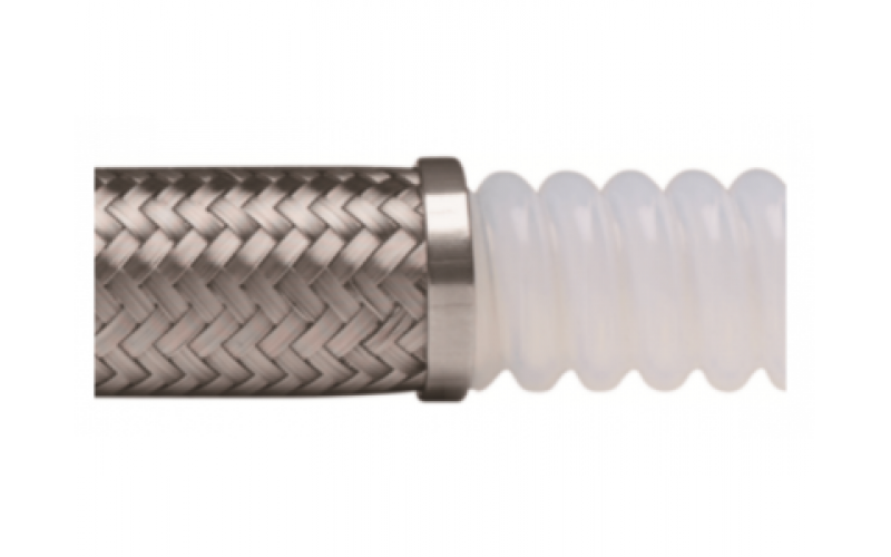 CVB/CXB-中型波紋(導(dǎo)電)PTFE特氟龍鋼絲編織軟管