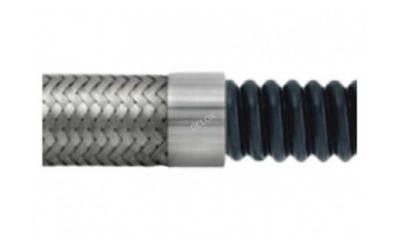 ECB-導(dǎo)電波紋PTFE特氟龍鋼絲編織軟管