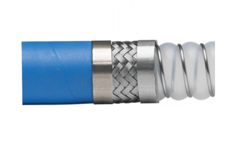 CRSR/RXSR-淺波紋(導電)PTFE特氟龍橡膠管