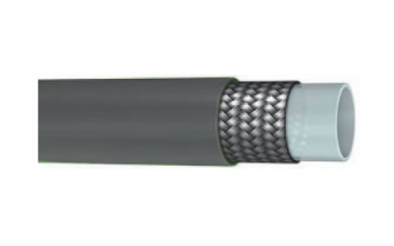 SCL-平滑復合導電PTFE鋼編管硅膠保護 SAE100R14