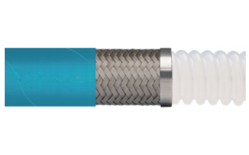 CRHT-波紋PTFE特氟龍編織增強軟管